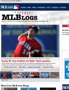 MLBlogs homepage