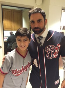 Backstage after the performance with F.P. Santangelo