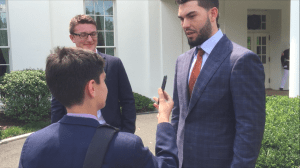 Eric Hosmer (at White House)